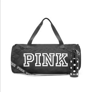 Victoria's Secret PINK Duffel Bag & Water Bottle